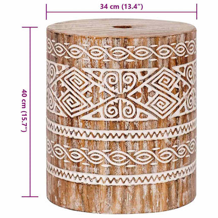 Parasolvoet Ø34 X 40 Cm Massief Hout
