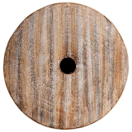 Parasolvoet Ø34 X 40 Cm Massief Hout