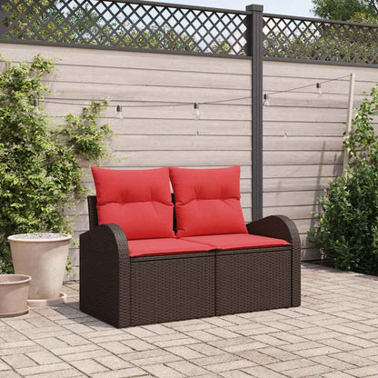 Tuinbank 124 X 62 X 85 Cm Poly Rattan