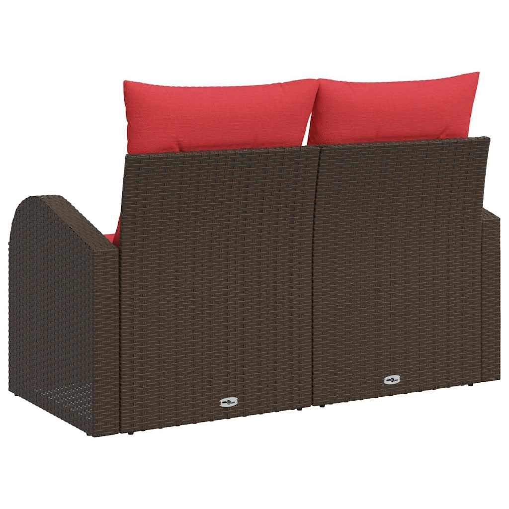 Tuinbank 124 X 62 X 85 Cm Poly Rattan