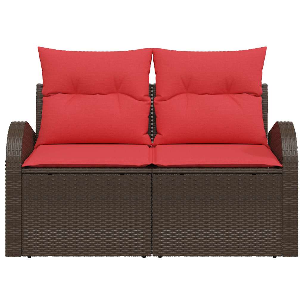 Tuinbank 124 X 62 X 85 Cm Poly Rattan