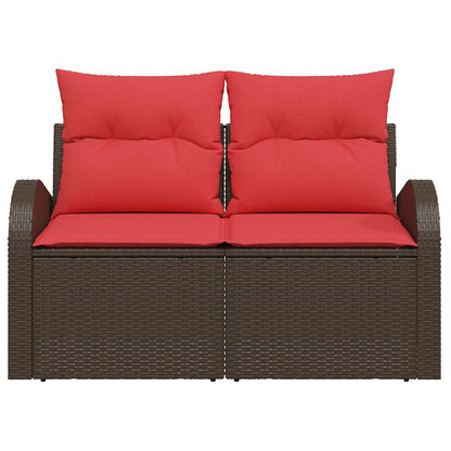 Tuinbank 124 X 62 X 85 Cm Poly Rattan