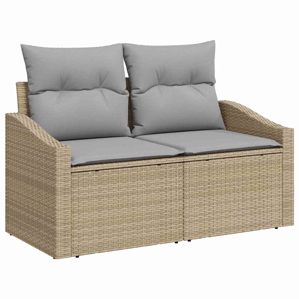 Tuinbank Met Kussen Met Opslag 123 X 62 X 69 Cm Poly Rattan