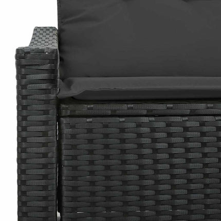 Tuinbank Met Kussen Met Opslag 123 X 62 X 69 Cm Poly Rattan