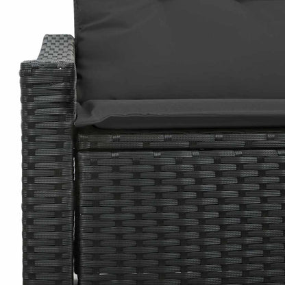 Tuinbank Met Kussen Met Opslag 123 X 62 X 69 Cm Poly Rattan
