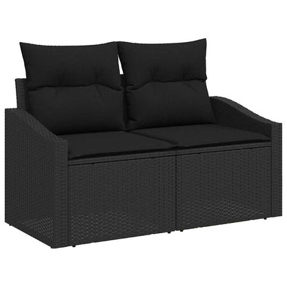 Tuinbank Met Kussen Met Opslag 123 X 62 X 69 Cm Poly Rattan