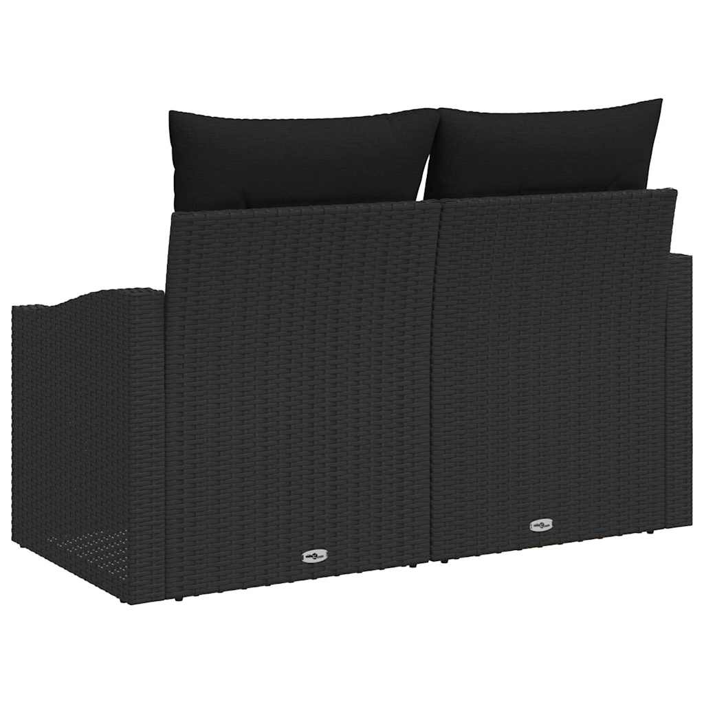 Tuinbank Met Kussen Met Opslag 123 X 62 X 69 Cm Poly Rattan