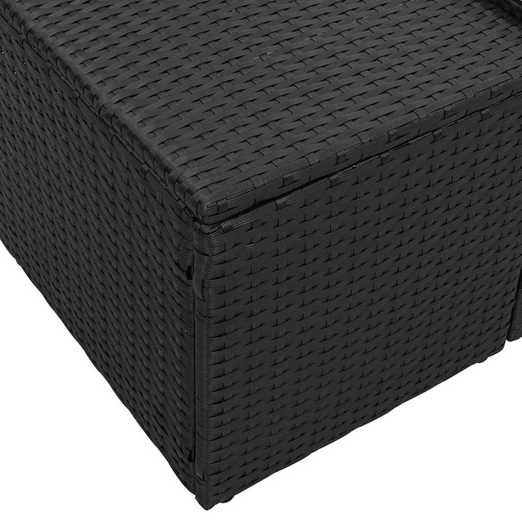 Tuinbank Met Kussen 184 X 62 X 69 Cm Poly Rattan