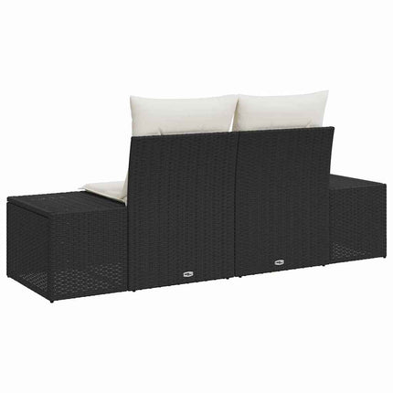 Tuinbank Met Kussen 184 X 62 X 69 Cm Poly Rattan
