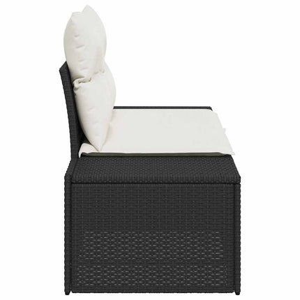 Tuinbank Met Kussen 184 X 62 X 69 Cm Poly Rattan