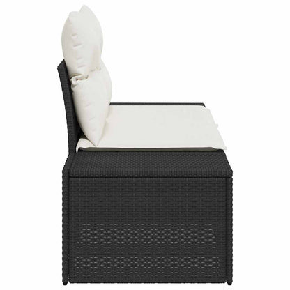 Tuinbank Met Kussen 184 X 62 X 69 Cm Poly Rattan