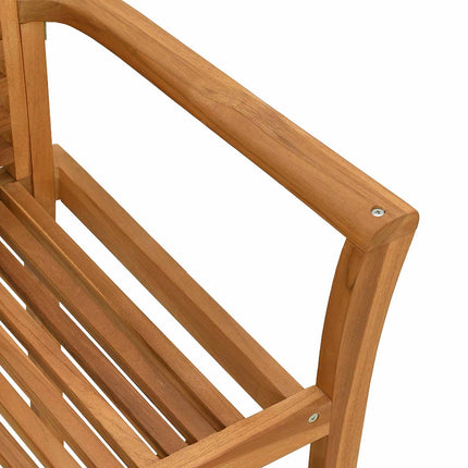 Eetkamerstoel 4 Pcs Bruin 62 X 55 X 94 Cm Massief Teakhout