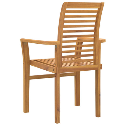 Eetkamerstoel 4 Pcs Bruin 62 X 55 X 94 Cm Massief Teakhout