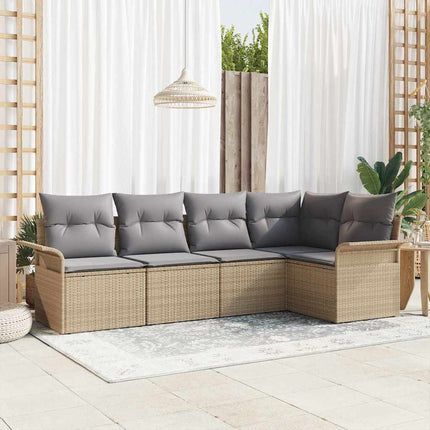 Tuin Sofa Set 5 St Poly Rattan