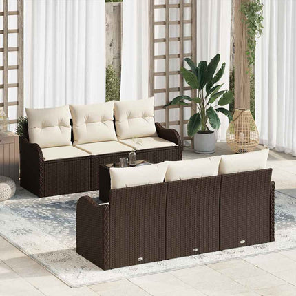 Tuin Sofa Set Zwart 55 X 55 X 37 Cm Poly Rattan