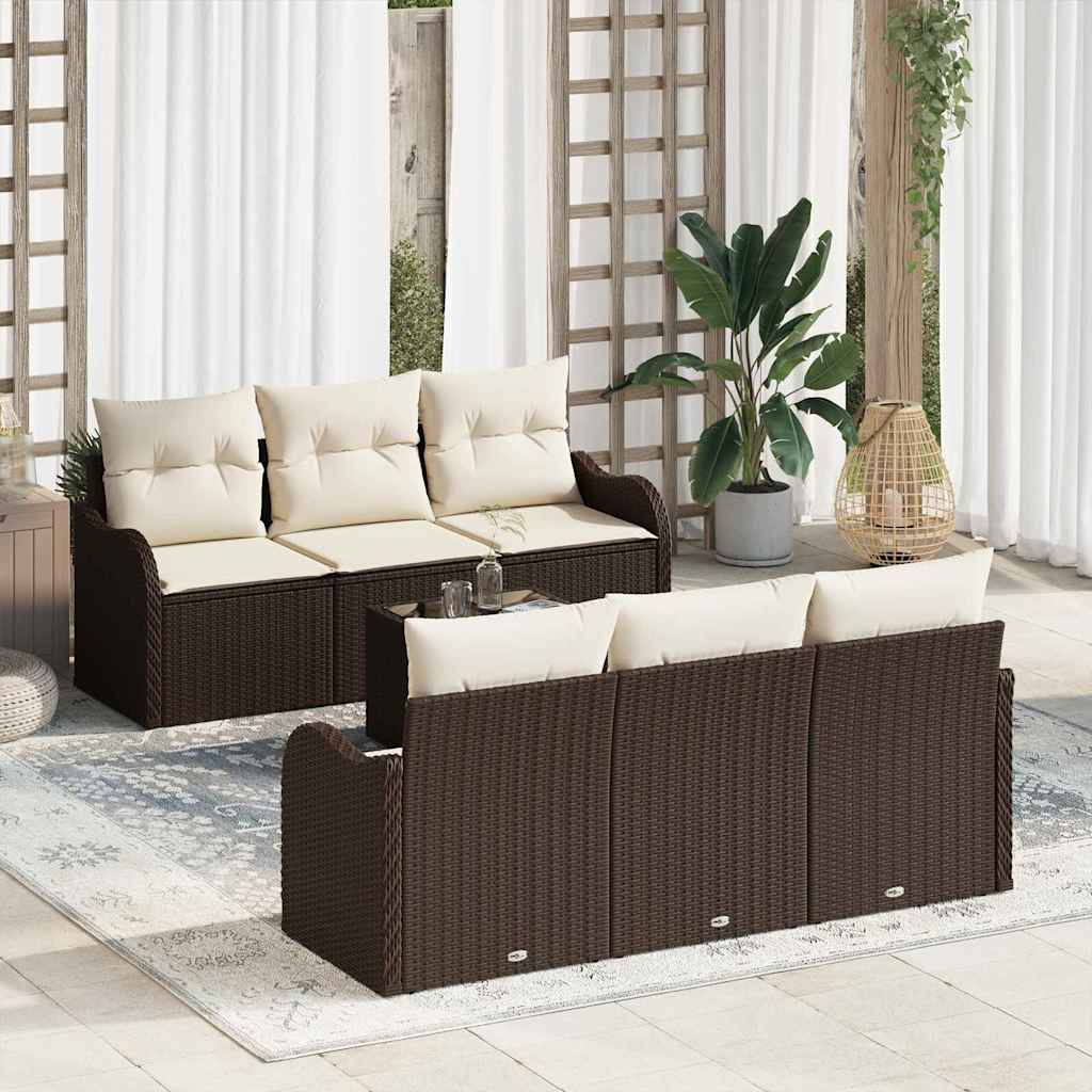 Tuin Sofa Set 55 X 55 X 37 Cm Poly Rattan