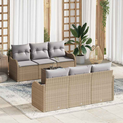 Tuin Sofa Set Zwart 55 X 55 X 37 Cm Poly Rattan