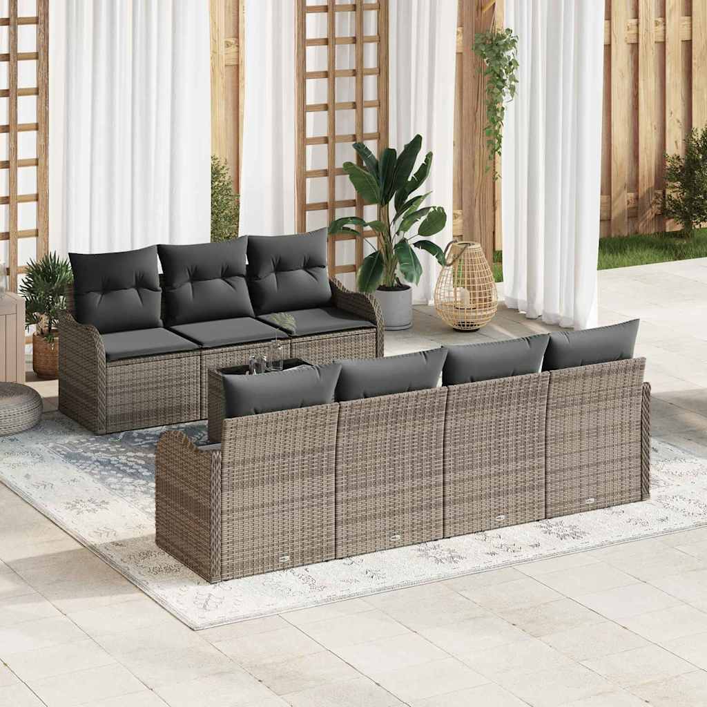 Tuin Sofa Set 55 X 55 X 37 Cm Poly Rattan