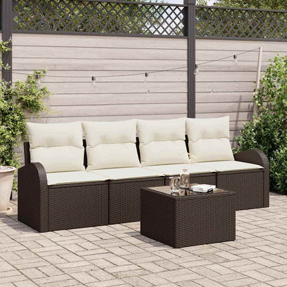 Tuin Sofa Set 55 X 55 X 37 Cm Poly Rattan