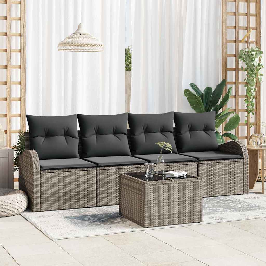 Tuin Sofa Set 55 X 55 X 37 Cm Poly Rattan