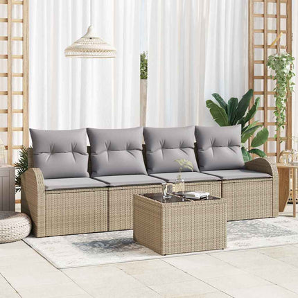 Tuin Sofa Set 55 X 55 X 37 Cm Poly Rattan