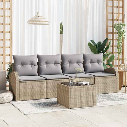 Tuin Sofa Set 55 X 55 X 37 Cm Poly Rattan