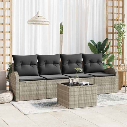 Tuin Sofa Set 55 X 55 X 37 Cm Poly Rattan