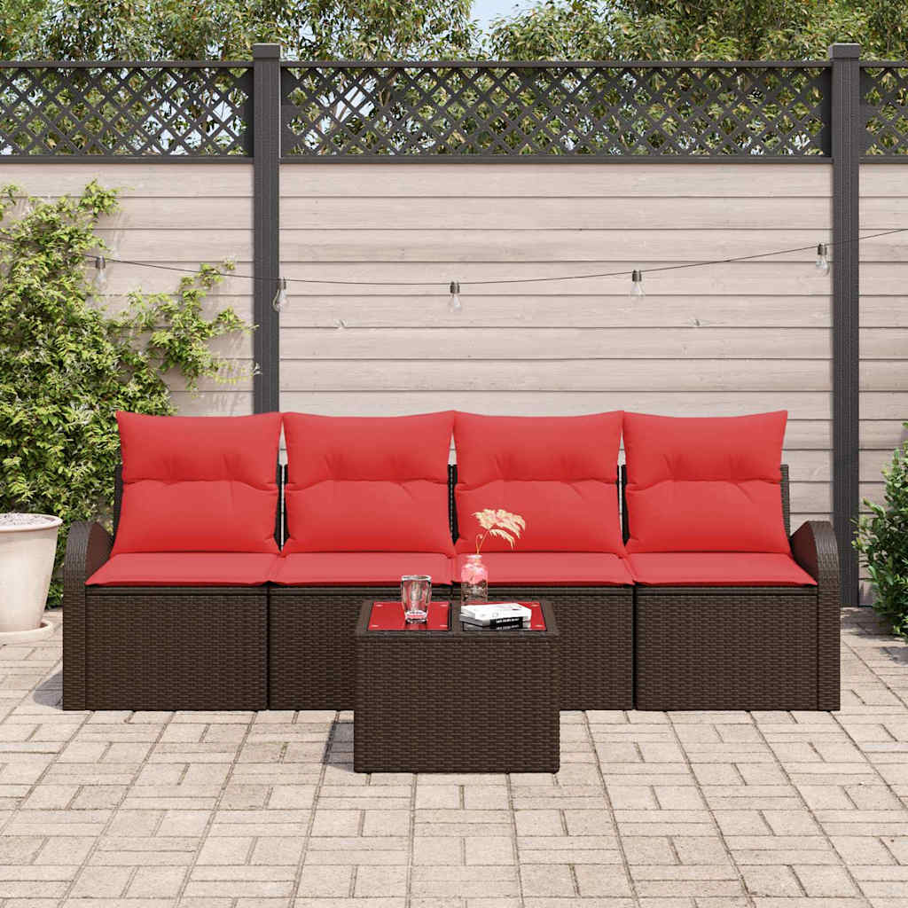 Tuin Sofa Set 55 X 55 X 37 Cm Poly Rattan