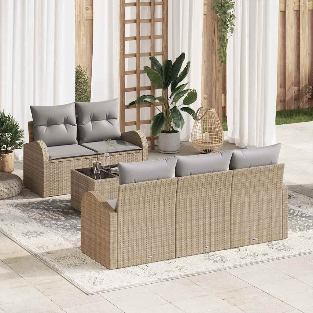 Tuin Sofa Set 55 X 55 X 37 Cm Poly Rattan