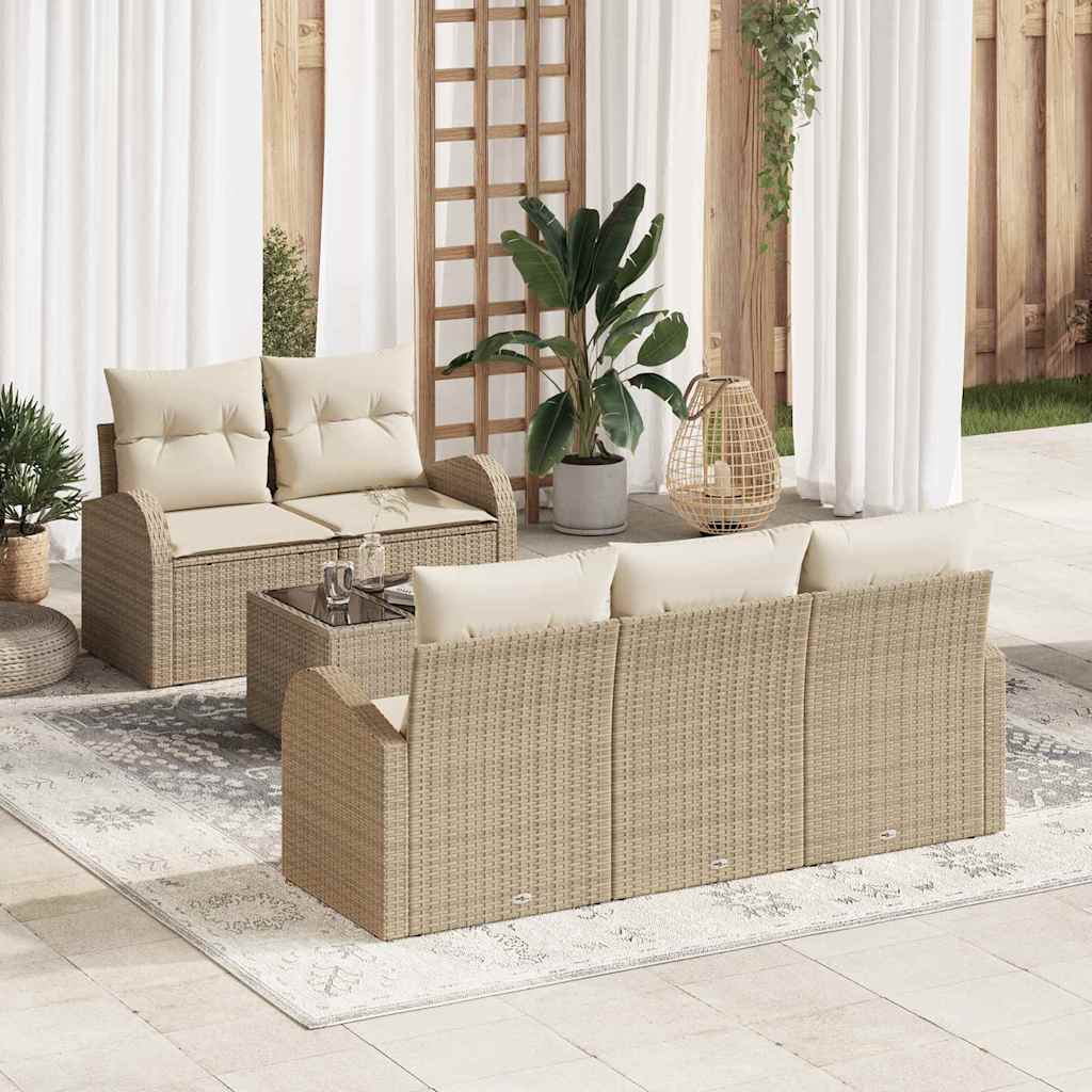 Tuin Sofa Set 55 X 55 X 37 Cm Poly Rattan