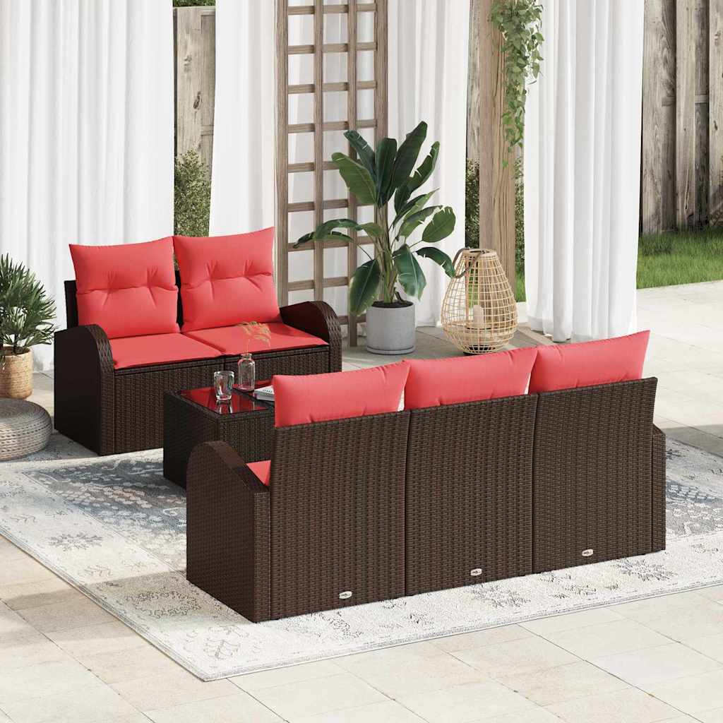 Bankstel Met Kussen 6 Pcs Polyester