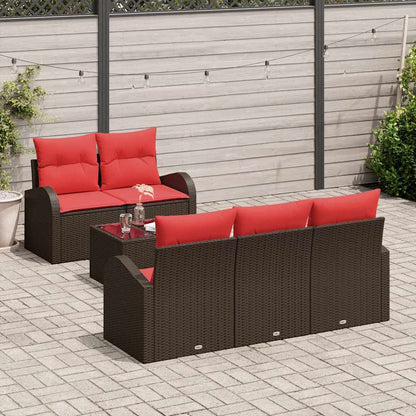 Bankstel Met Kussen 6 Pcs Polyester