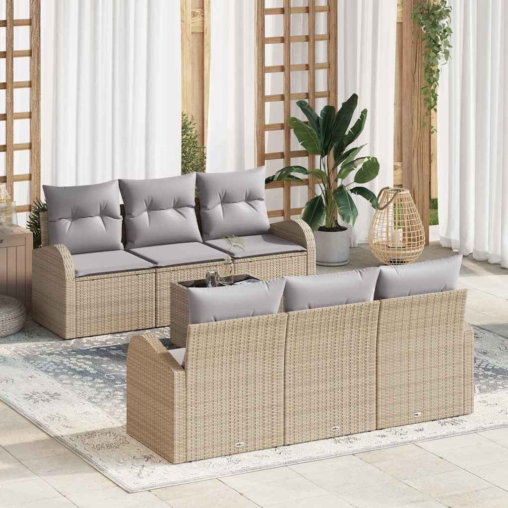 Tuin Sofa Set 55 X 55 X 37 Cm Poly Rattan