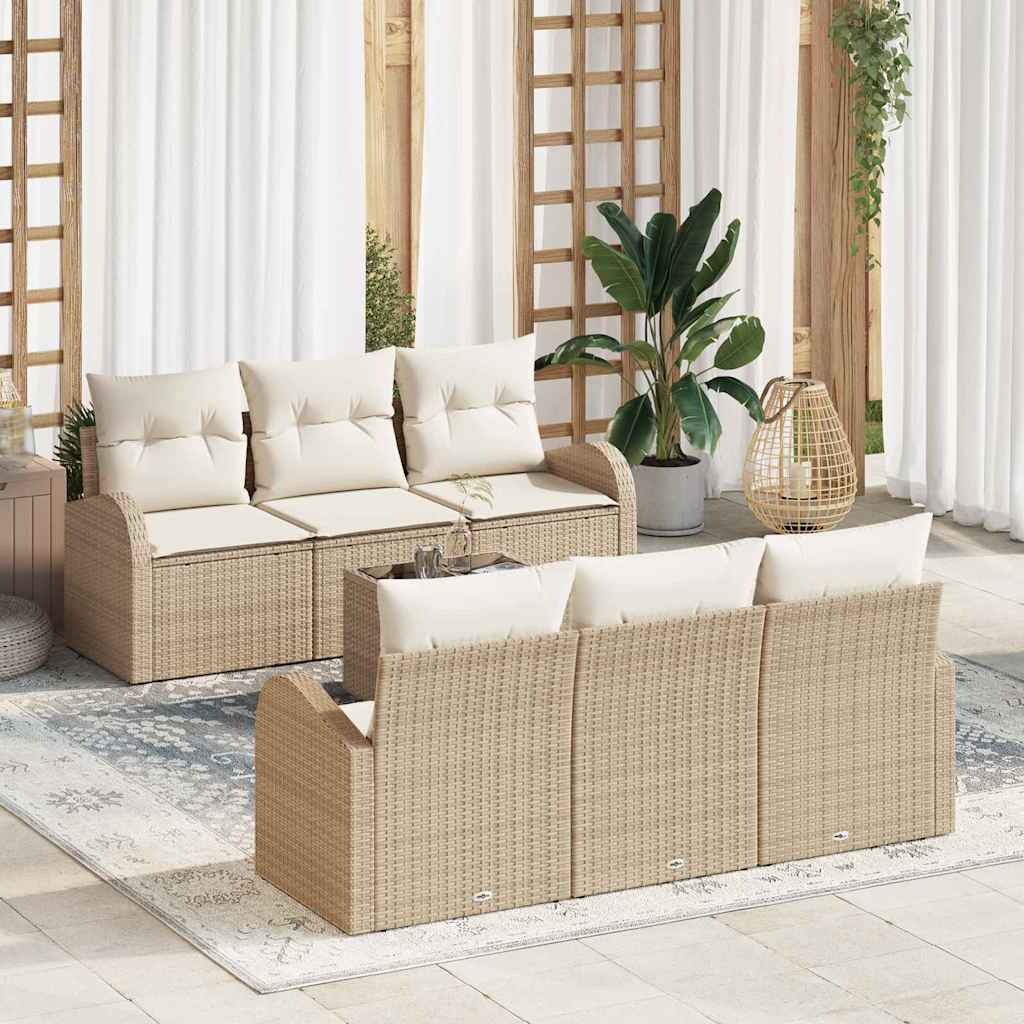 Tuin Sofa Set 55 X 55 X 37 Cm Poly Rattan