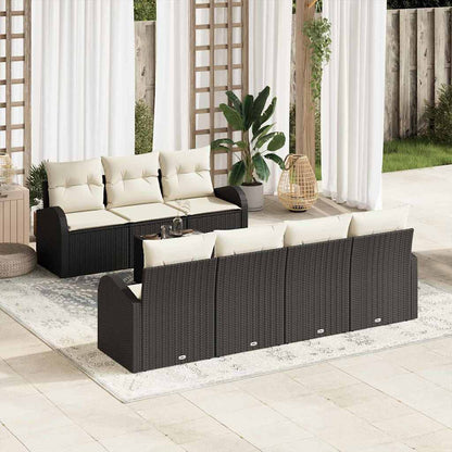 Tuin Sofa Set 55 X 55 X 37 Cm Poly Rattan