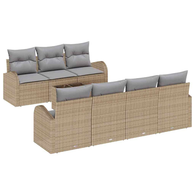 Tuin Sofa Set 55 X 55 X 37 Cm Poly Rattan