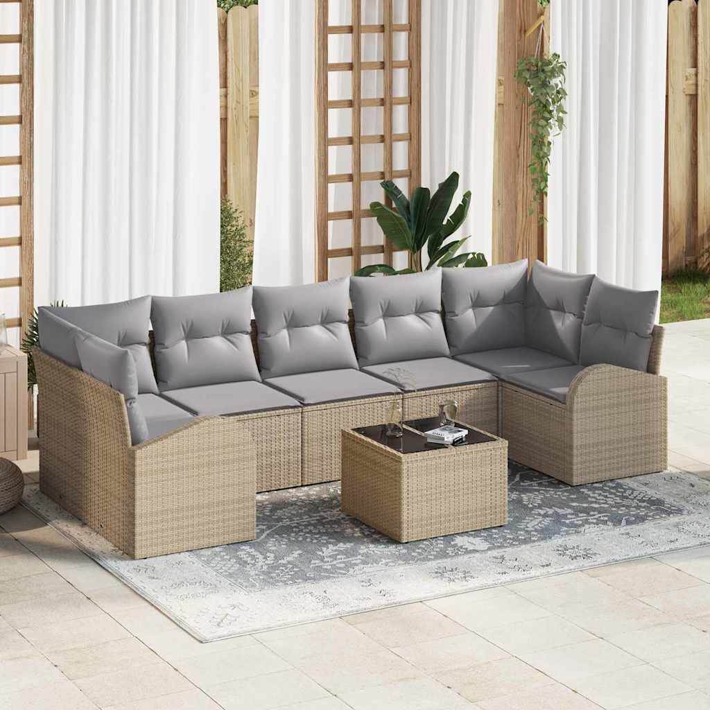 Tuin Sofa Set 55 X 55 X 37 Cm Poly Rattan