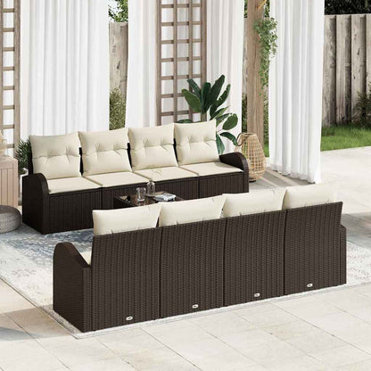 Tuin Sofa Set 55 X 55 X 37 Cm Poly Rattan