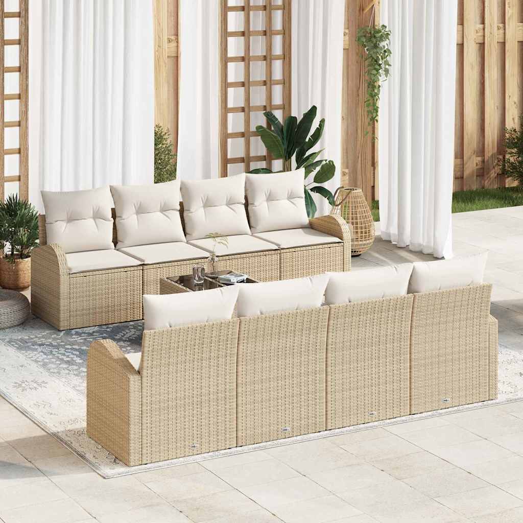 Tuin Sofa Set 55 X 55 X 37 Cm Poly Rattan
