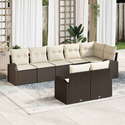 Tuin Sofa Set 8 Pcs Poly Rattan