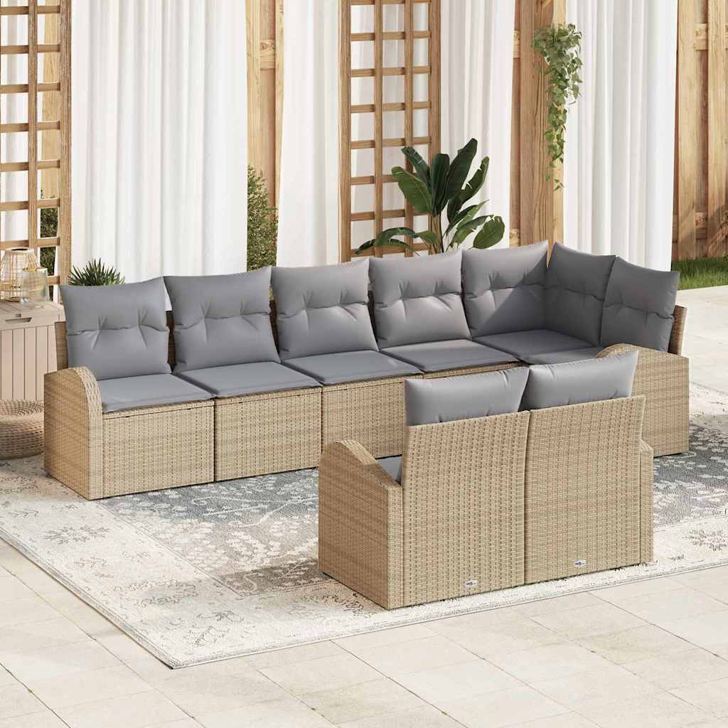 Tuin Sofa Set 8 Pcs Poly Rattan