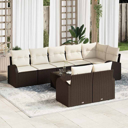 Tuin Sofa Set 8 Pcs Poly Rattan