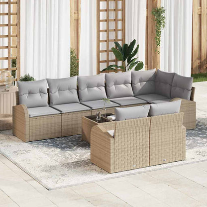 Tuin Sofa Set 8 Pcs Poly Rattan
