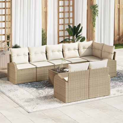 Tuin Sofa Set 8 Pcs Poly Rattan