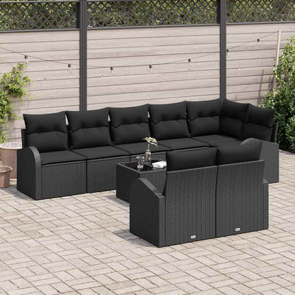 Tuin Sofa Set 9 Pcs Poly Rattan
