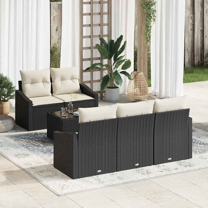 Bankstel Met Kussen Met Kussen 6 Pcs Poly Rattan