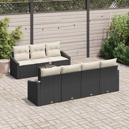 Bankstel Met Kussen Met Kussen 8 Pcs Poly Rattan