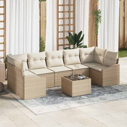 Bankstel Met Kussen 55 X 55 X 37 Cm Poly Rattan