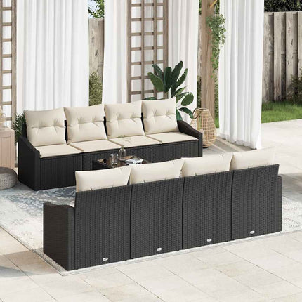 Bankstel Met Kussen Met Kussen 9 Pcs Poly Rattan