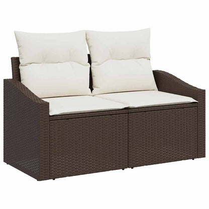 Bankstel Met Kussen Met Kussen 9 Pcs Poly Rattan